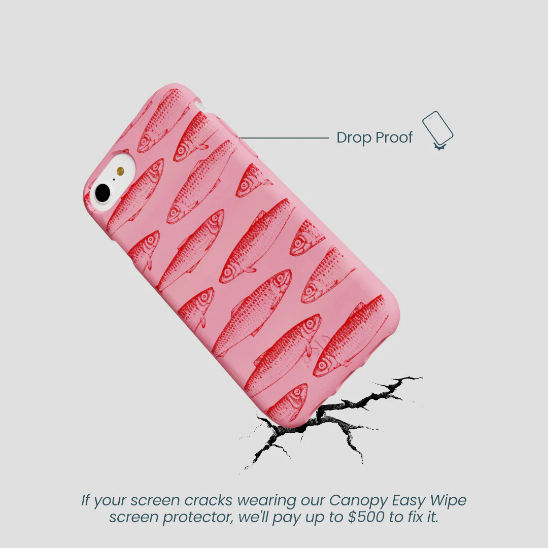 Bubblegum Pink Sardine Stream iPhone 6/6s/7/8/SE Case - Image 5