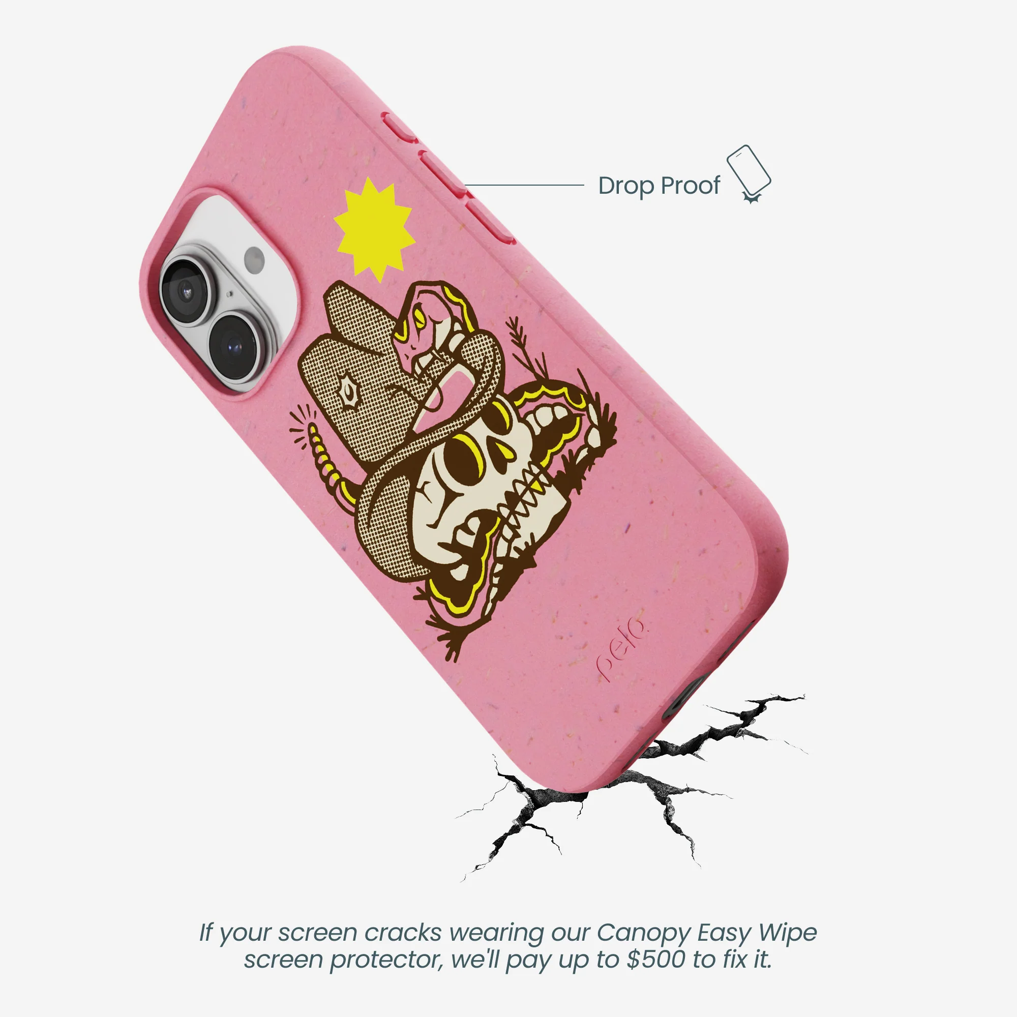Bubblegum Pink Snakebite iPhone 17 Case - Image 5
