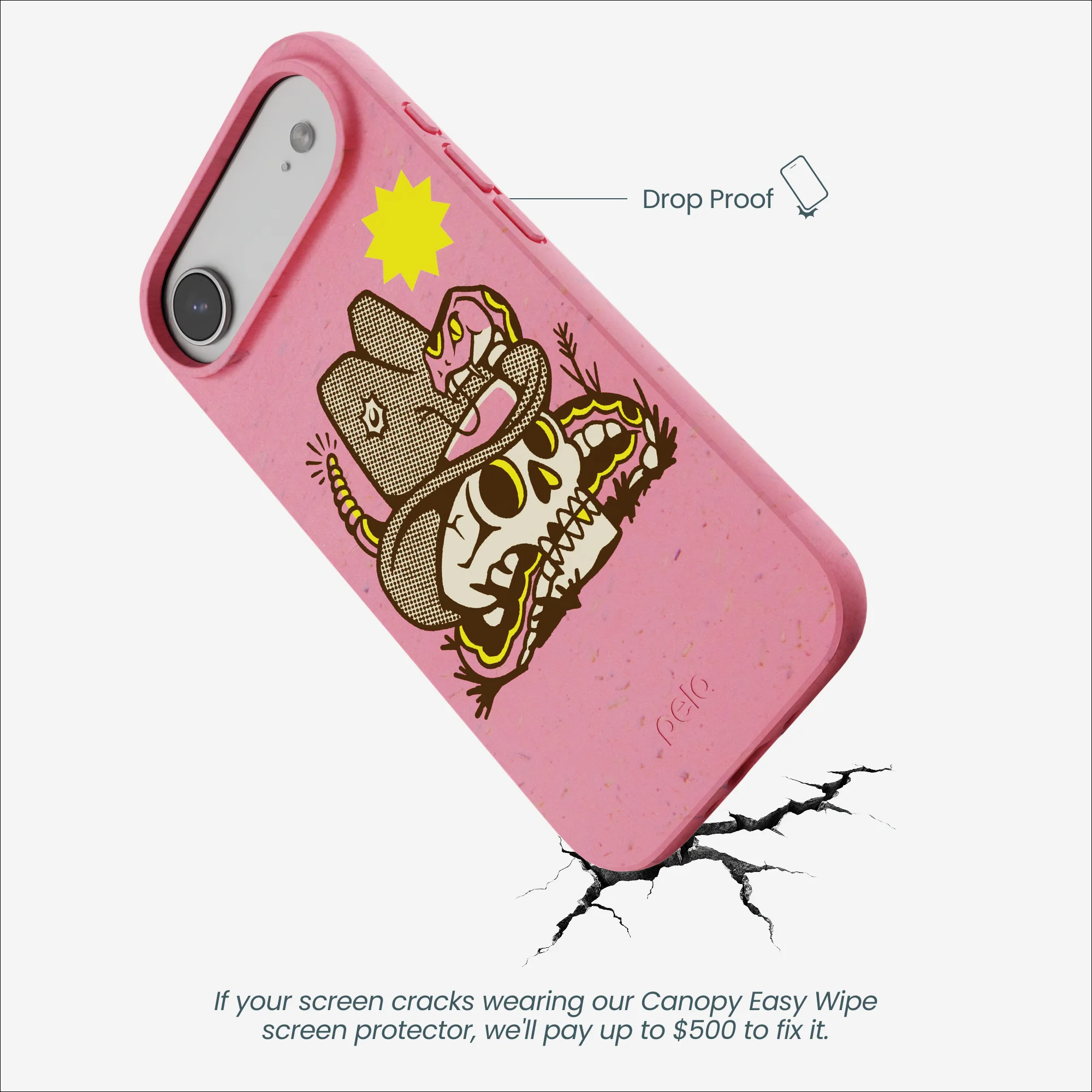 Bubblegum Pink Snakebite iPhone Air Case - Image 5