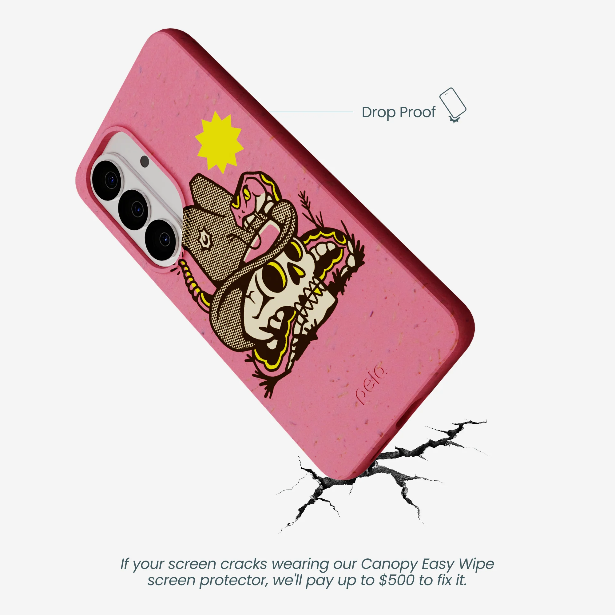 Bubblegum Pink Snakebite Samsung Galaxy S26 Case - Image 5