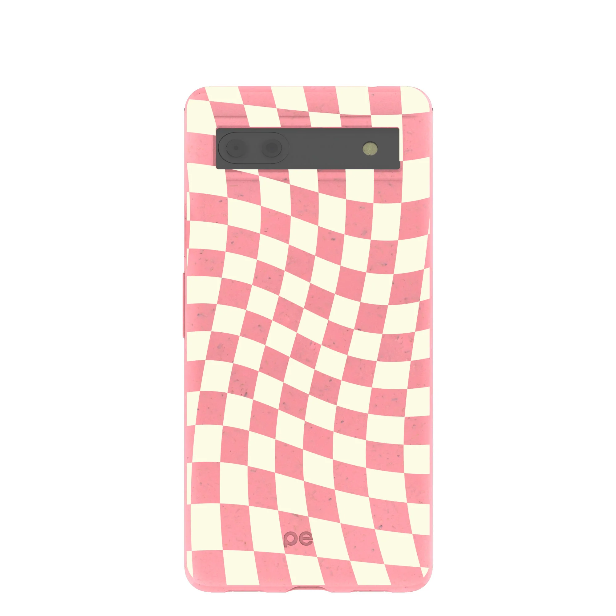 Bubblegum Pink Warped Checkers Google Pixel 6a Case