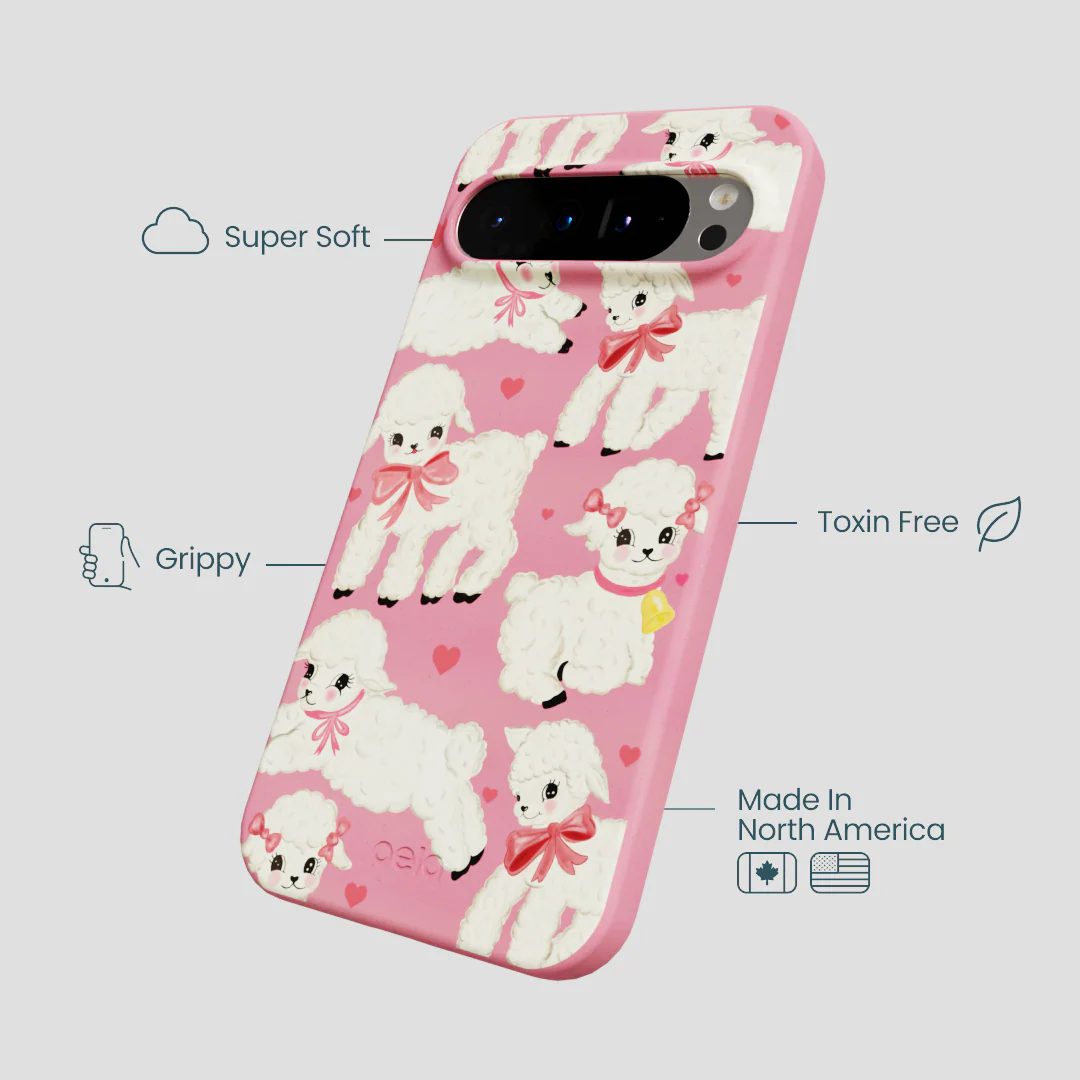 Bubblegum Pink Wool You Be Mine Google Pixel 9 Pro XL Case - Image 4