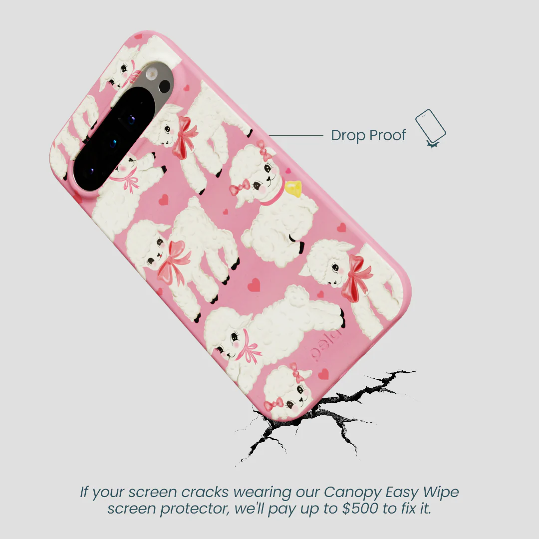 Bubblegum Pink Wool You Be Mine Google Pixel 9 Pro XL Case - Image 5
