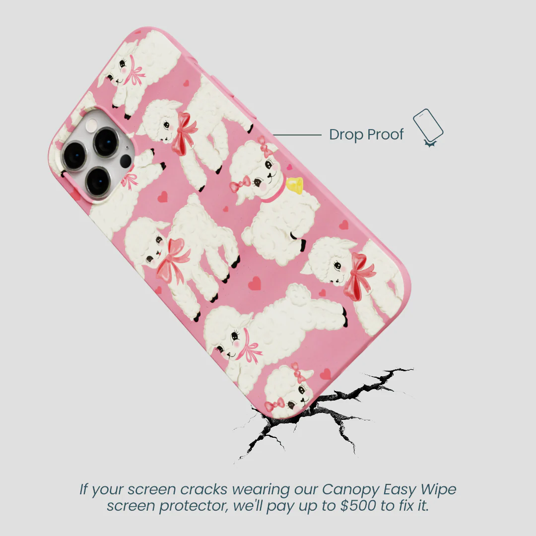 Bubblegum Pink Wool You Be Mine iPhone 12 Pro Max Case - Image 5
