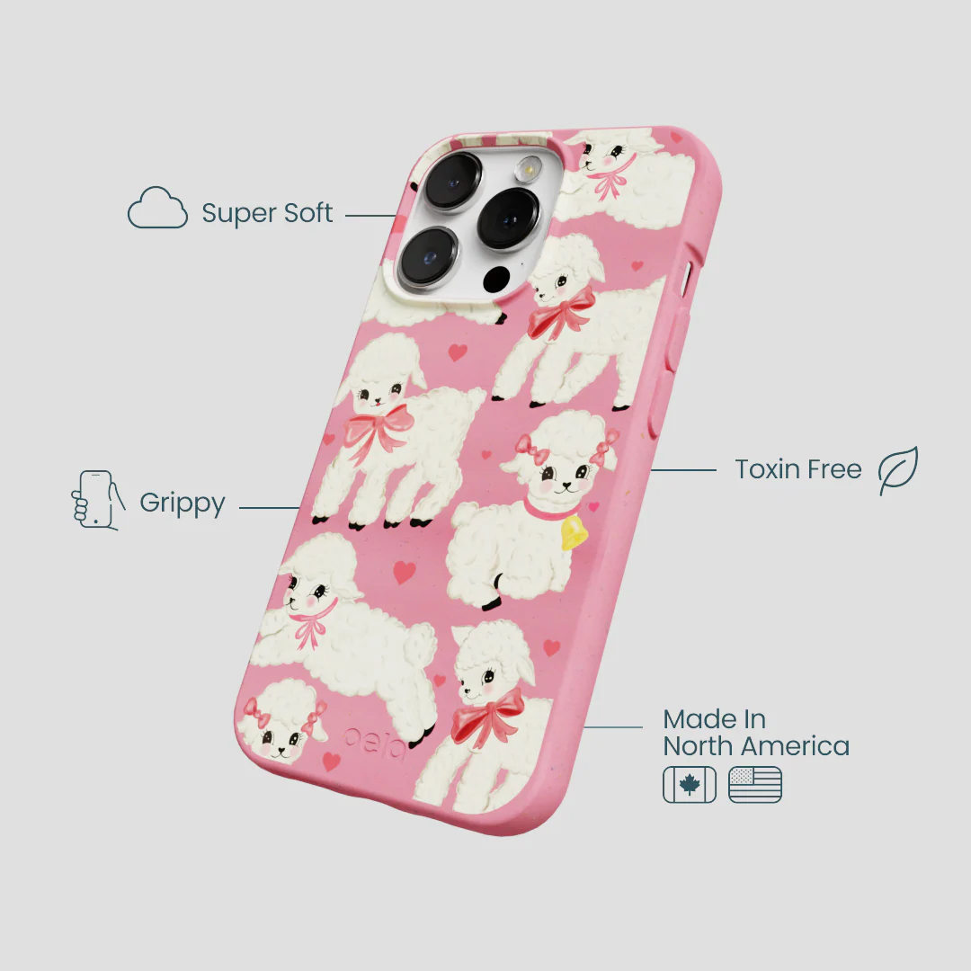 Bubblegum Pink Wool You Be Mine iPhone 13 Pro Case - Image 4