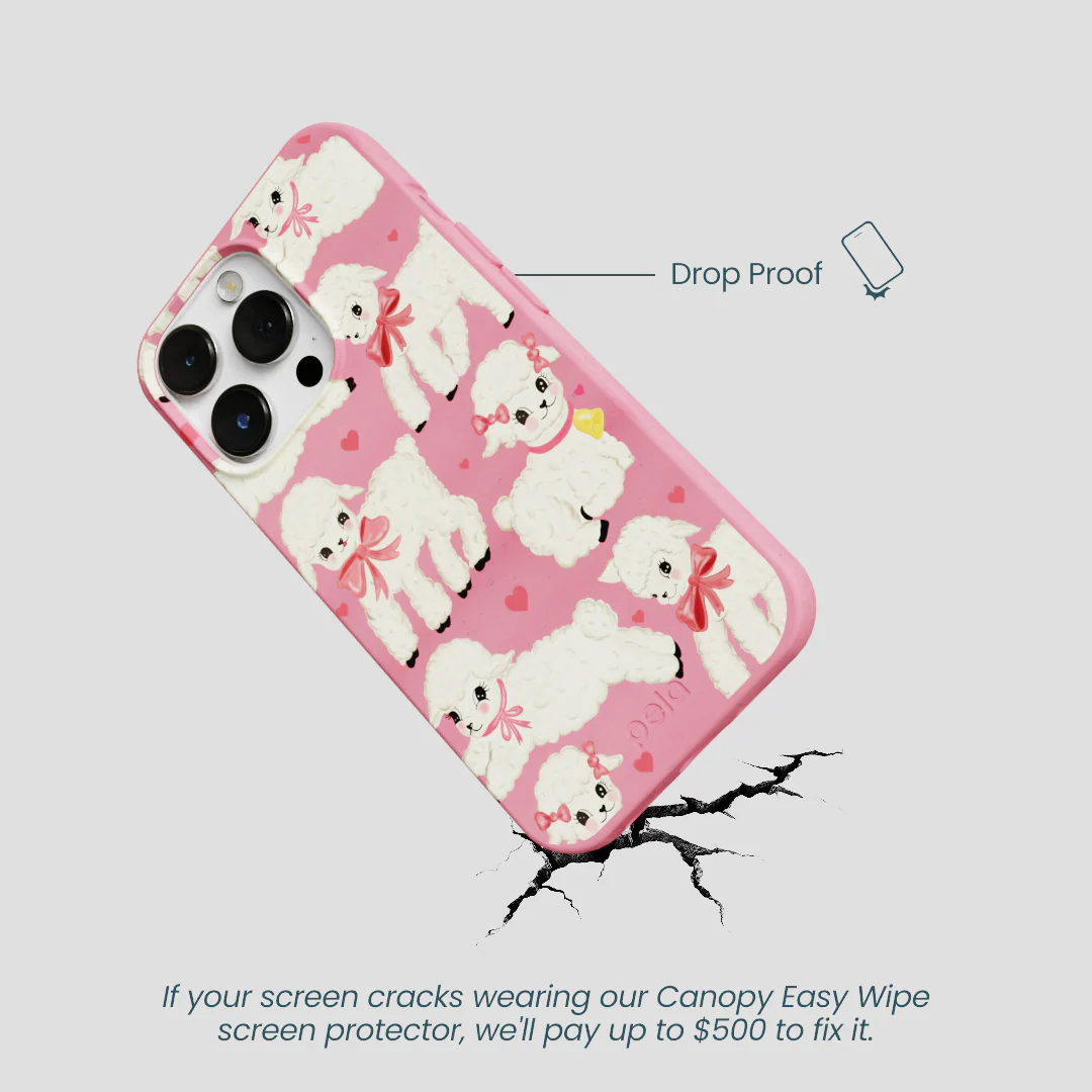 Bubblegum Pink Wool You Be Mine iPhone 13 Pro Case - Image 5