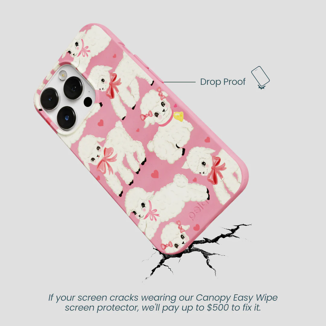 Bubblegum Pink Wool You Be Mine iPhone 13 Pro Max Case - Image 5