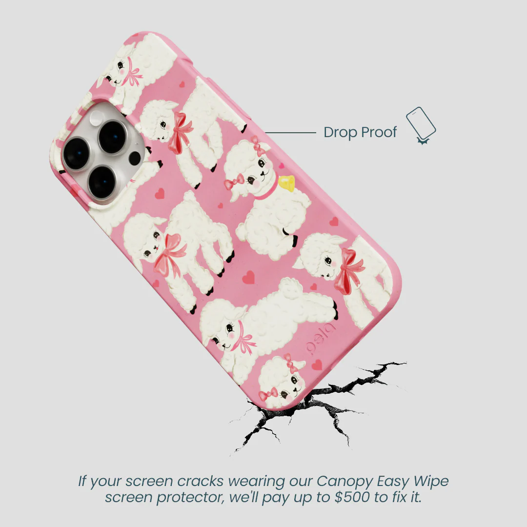 Bubblegum Pink Wool You Be Mine iPhone 14 Pro Max Case - Image 5