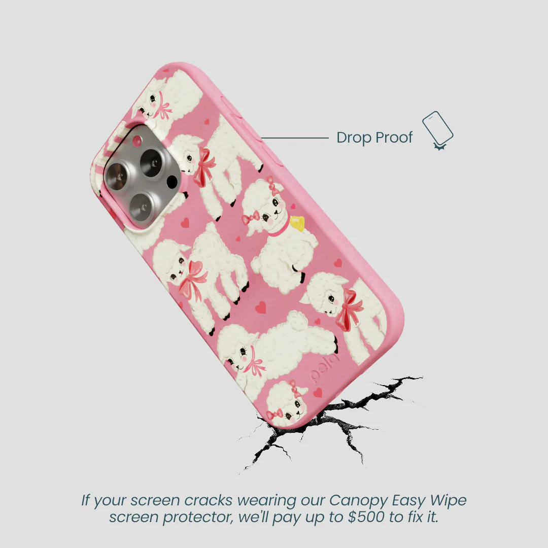 Bubblegum Pink Wool You Be Mine iPhone 16 Pro Case - Image 5