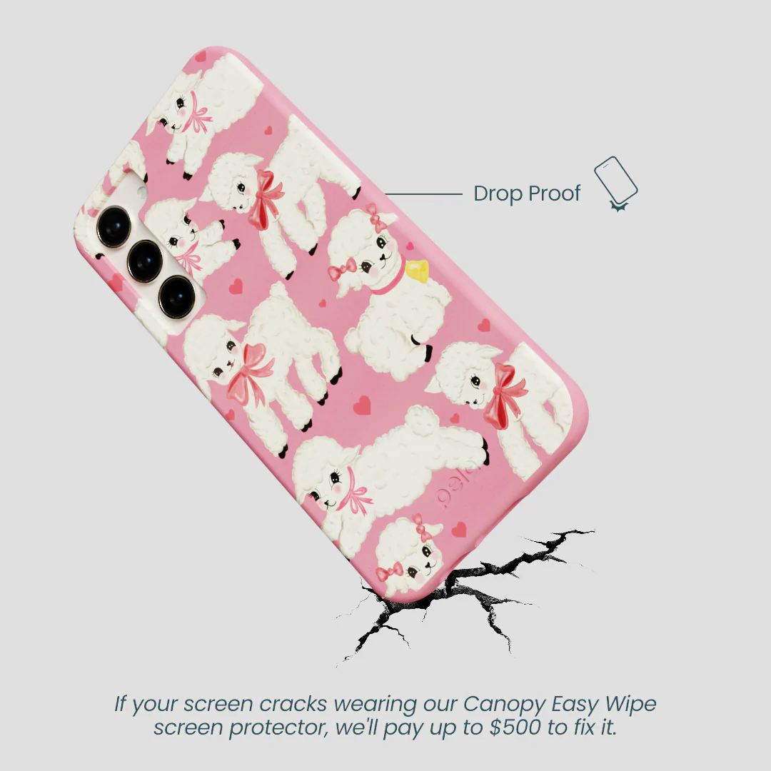 Bubblegum Pink Wool You Be Mine Samsung Galaxy S23+(Plus) Case - Image 5