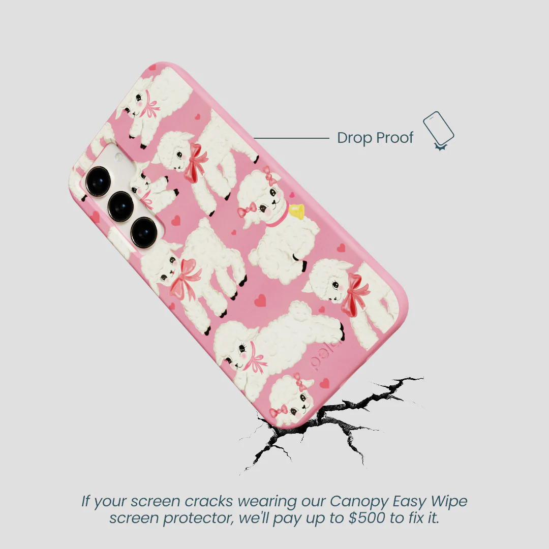 Bubblegum Pink Wool You Be Mine Samsung Galaxy S24 Case - Image 5