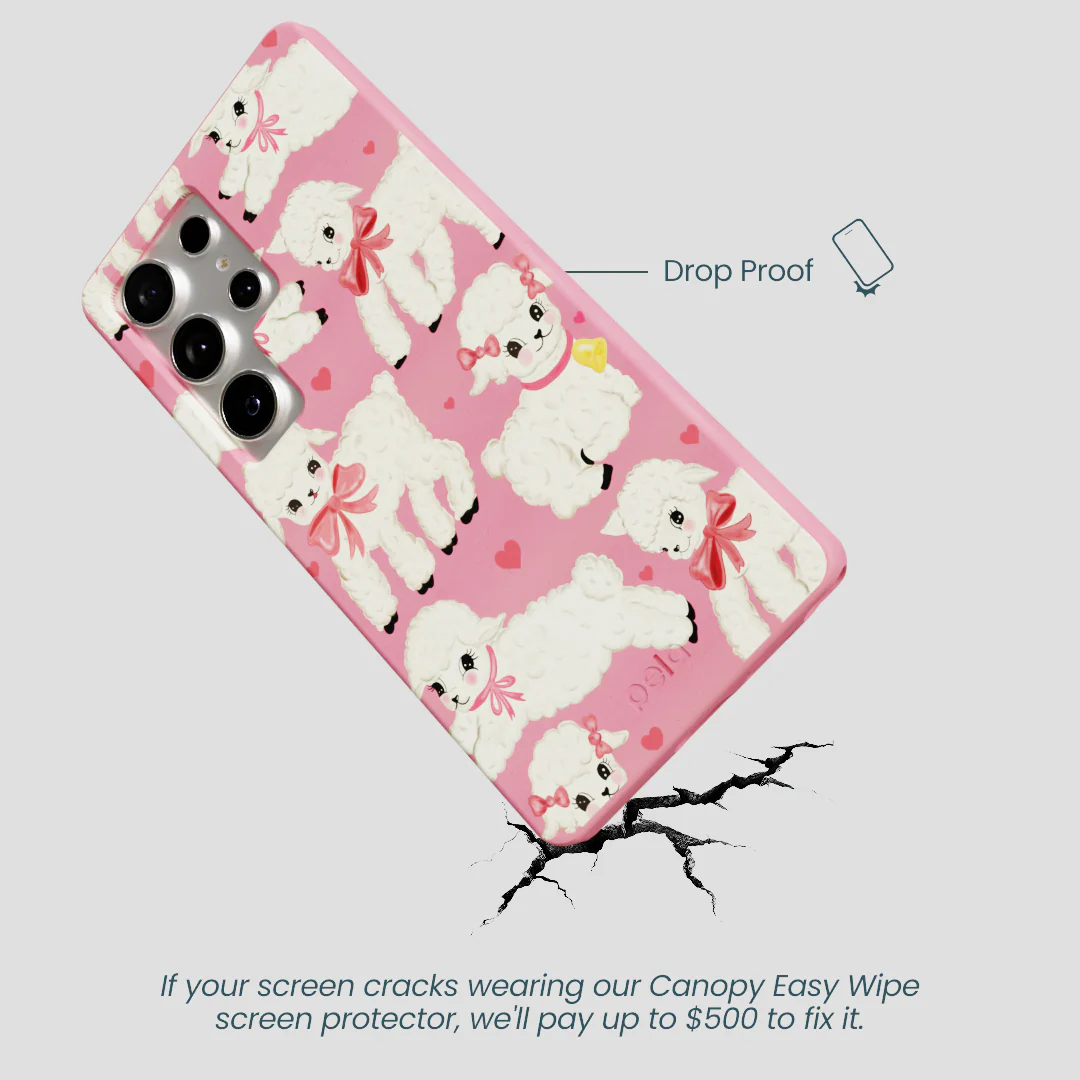 Bubblegum Pink Wool You Be Mine Samsung Galaxy S25 Ultra Case - Image 5