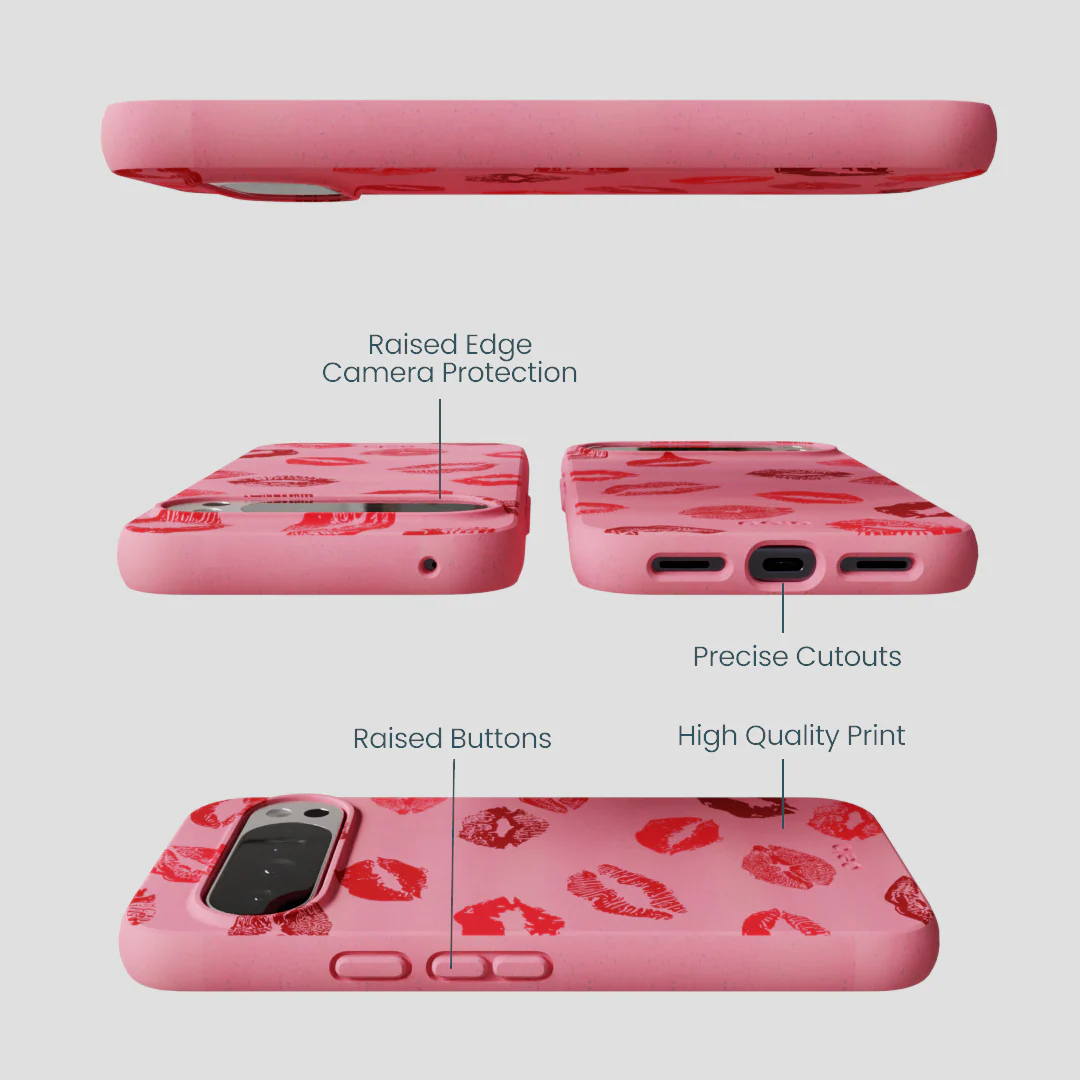 Bubblegum Pink XOXO Google Pixel 10 Pro XL Case - Image 3
