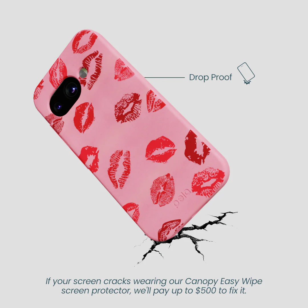 Bubblegum Pink XOXO Google Pixel 9a Case - Image 5