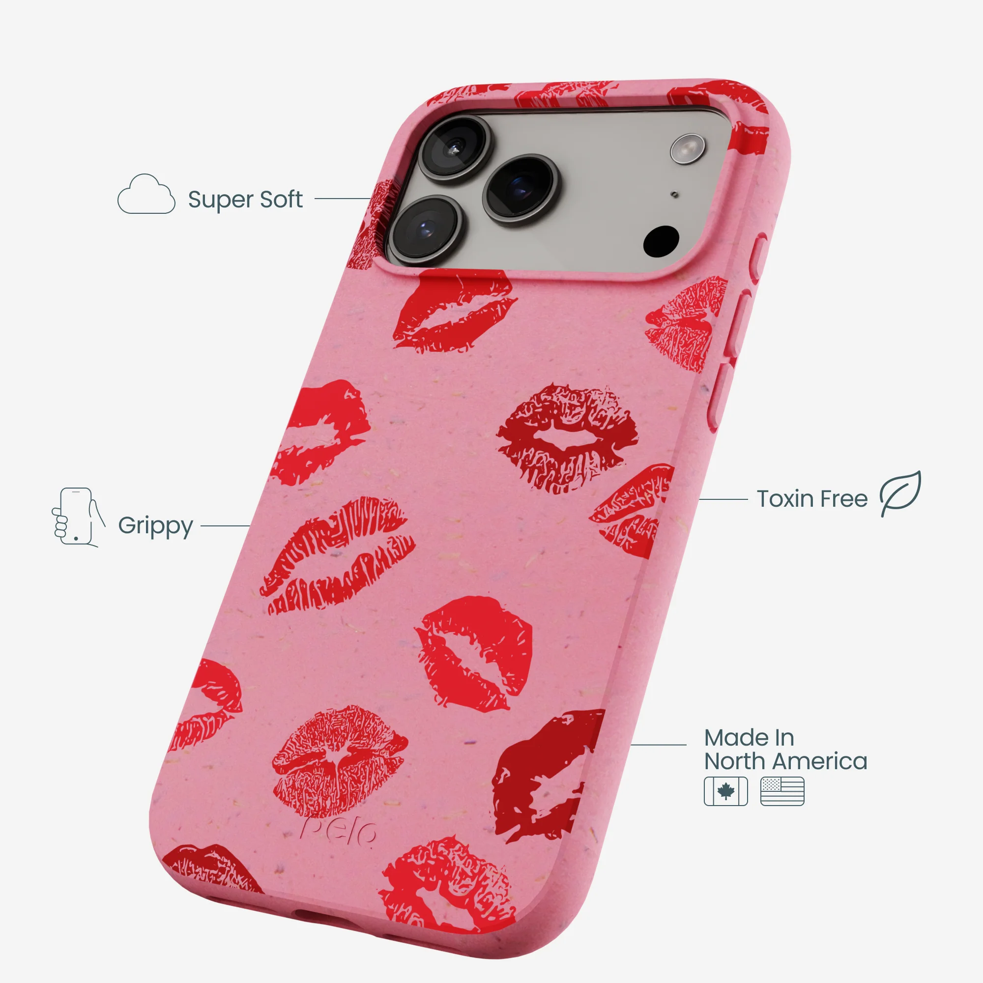 Bubblegum Pink XOXO iPhone 17 Pro Max Case - Image 4