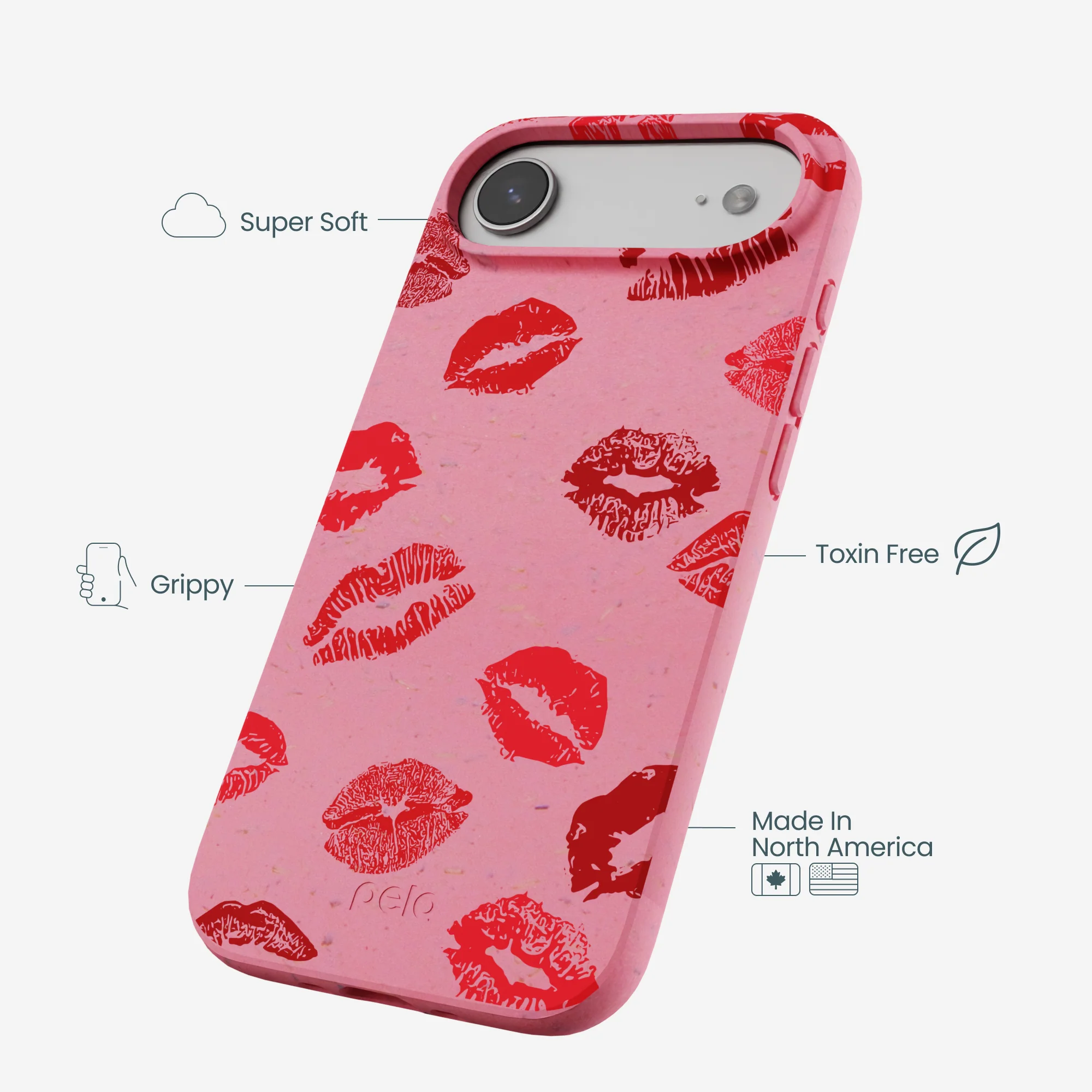 Bubblegum Pink XOXO iPhone Air Case - Image 4