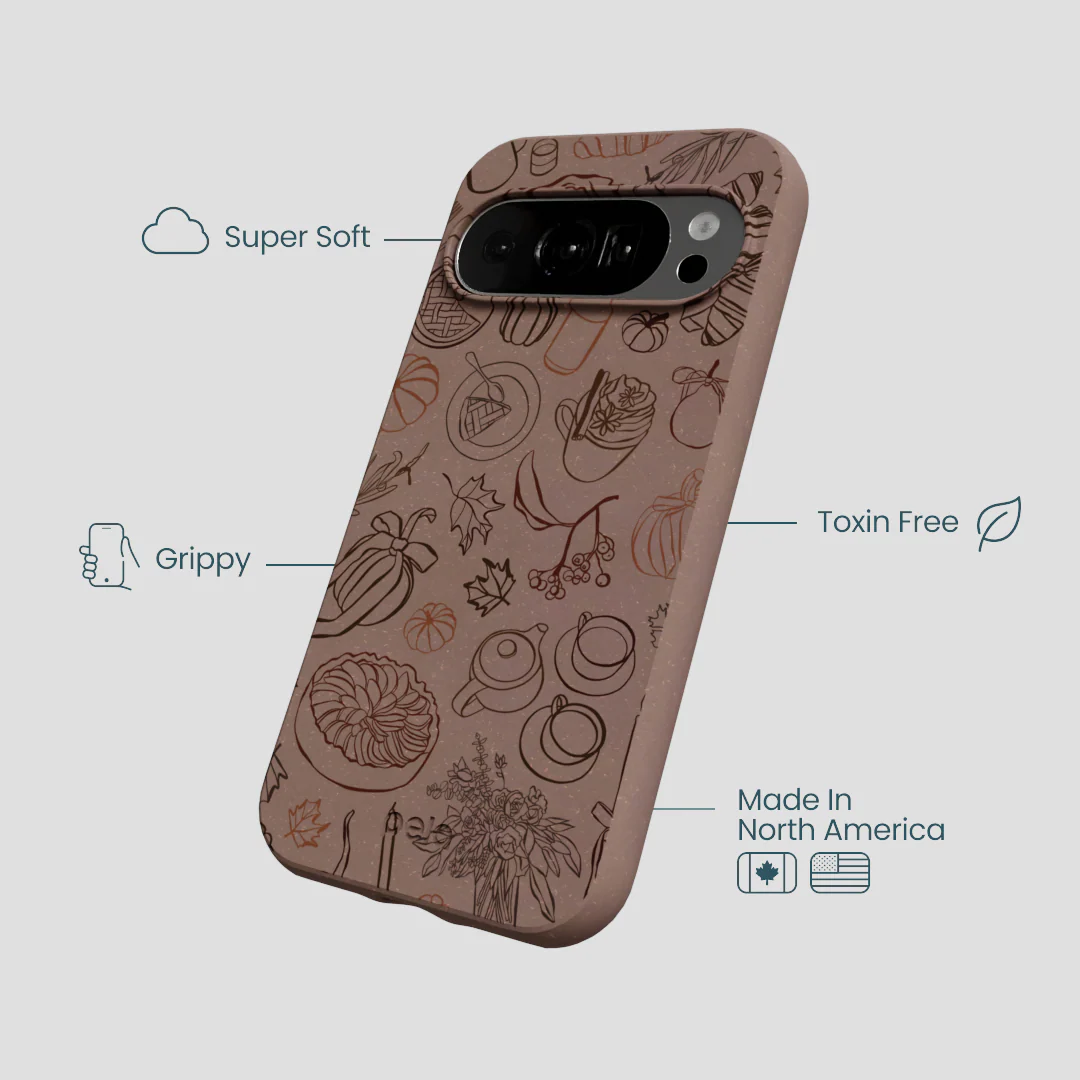 Chocolate Brown Autumn Sweets Google Pixel 10/10 Pro Case - Image 4