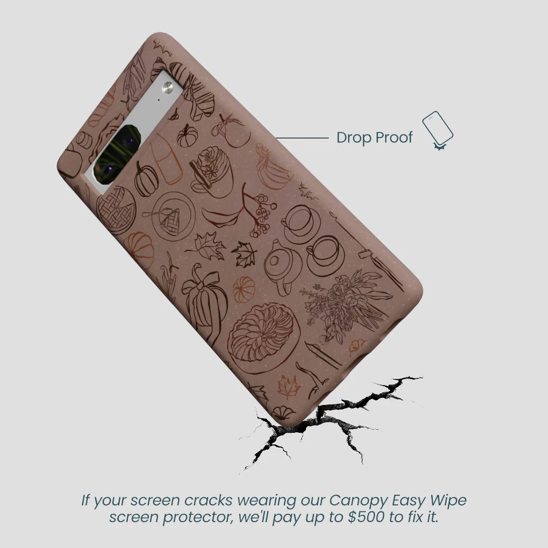 Chocolate Brown Autumn Sweets Google Pixel 7 Case - Image 5