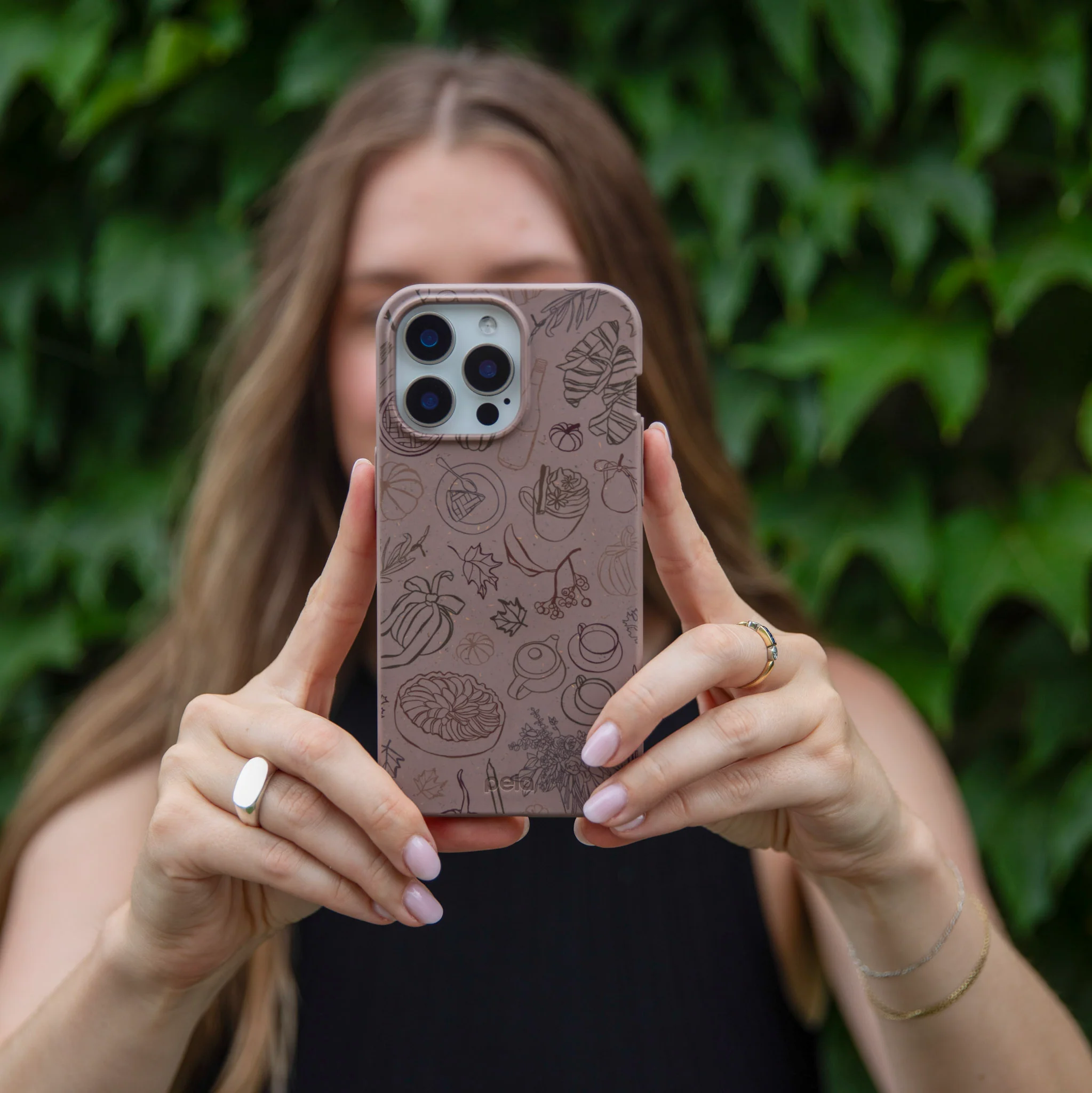 Chocolate Brown Autumn Sweets Google Pixel 7 Pro Case - Image 2