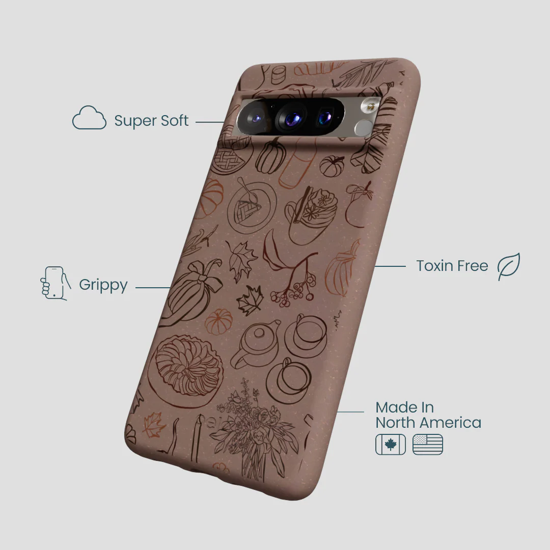 Chocolate Brown Autumn Sweets Google Pixel 8 Pro Case - Image 4