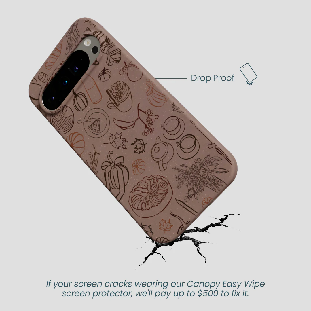 Chocolate Brown Autumn Sweets Google Pixel 9 Pro XL Case - Image 5