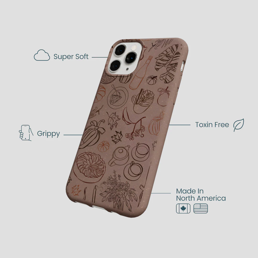 Chocolate Brown Autumn Sweets iPhone 11 Pro Case - Image 4