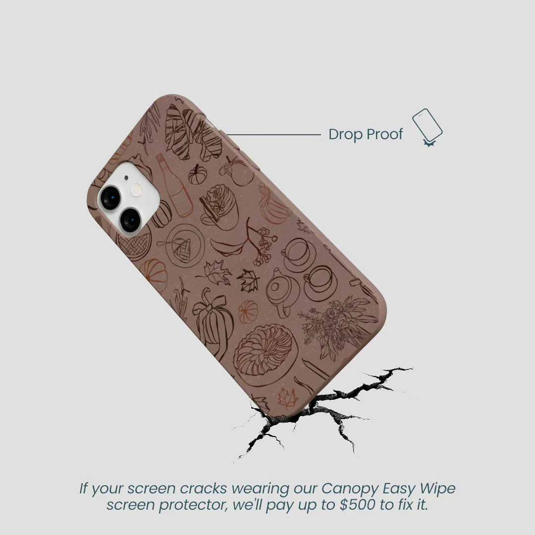 Chocolate Brown Autumn Sweets iPhone 12 Mini Case - Image 5