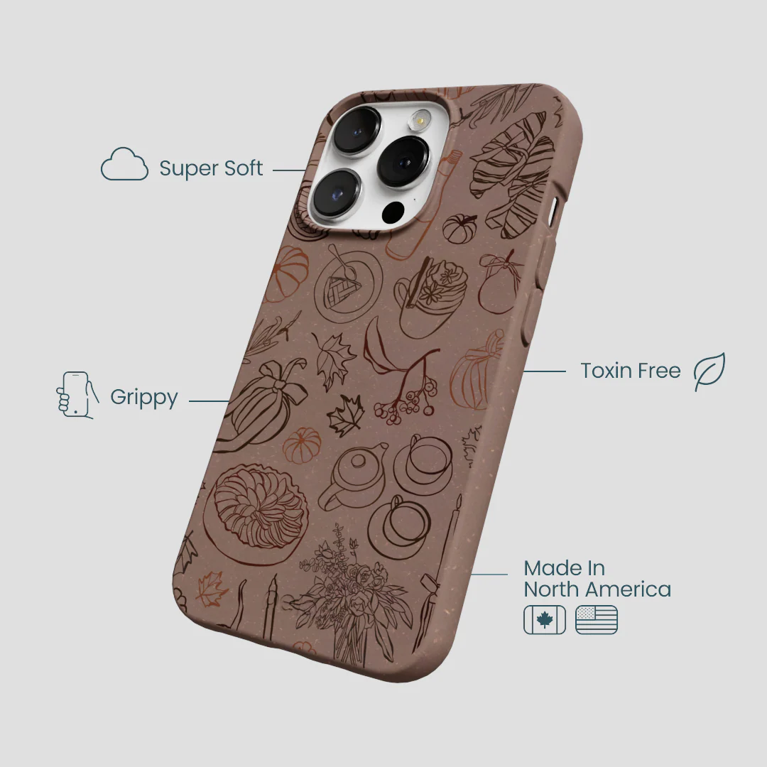 Chocolate Brown Autumn Sweets iPhone 13 Pro Max Case - Image 4