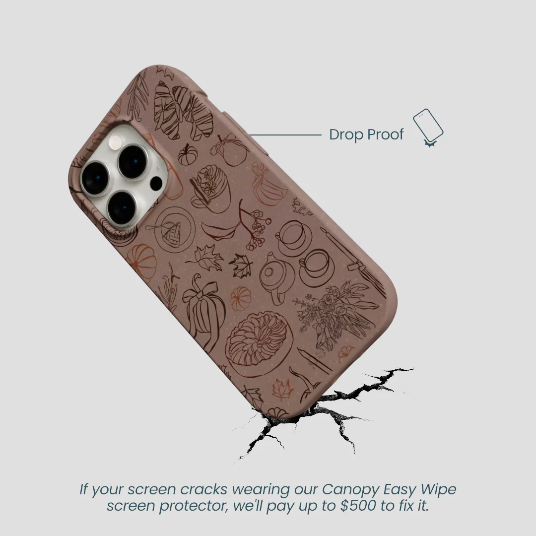 Chocolate Brown Autumn Sweets iPhone 14 Pro Case - Image 5