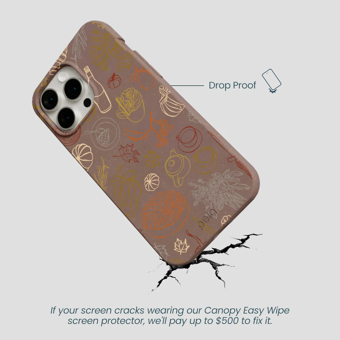 Chocolate Brown Autumn Sweets iPhone 15 Pro Max Case - Image 5