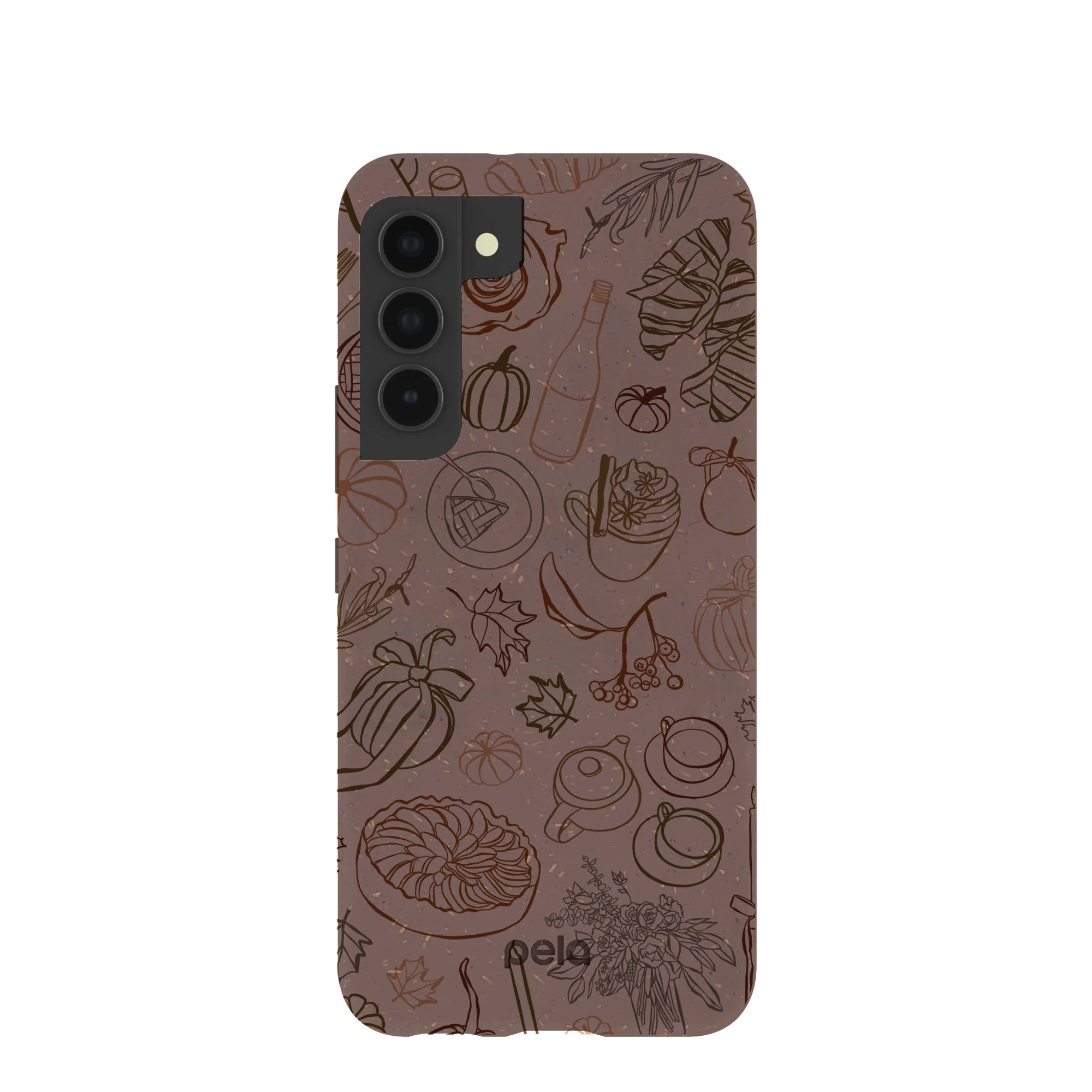 Chocolate Brown Autumn Sweets Samsung Galaxy S22 Case