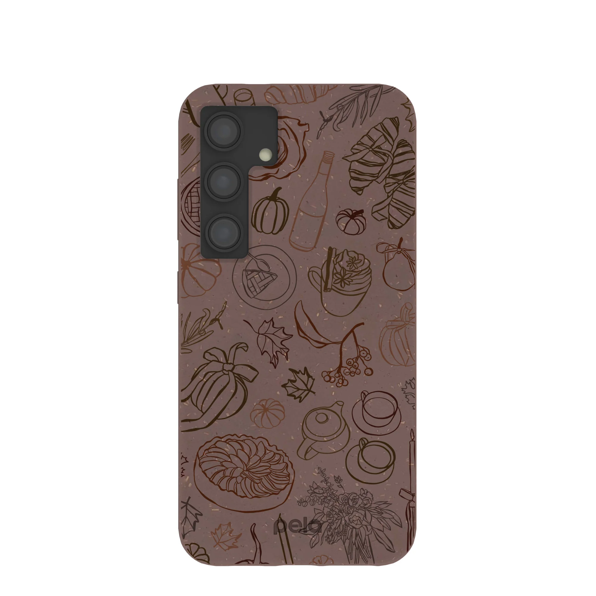 Chocolate Brown Autumn Sweets Samsung Galaxy S24 Case
