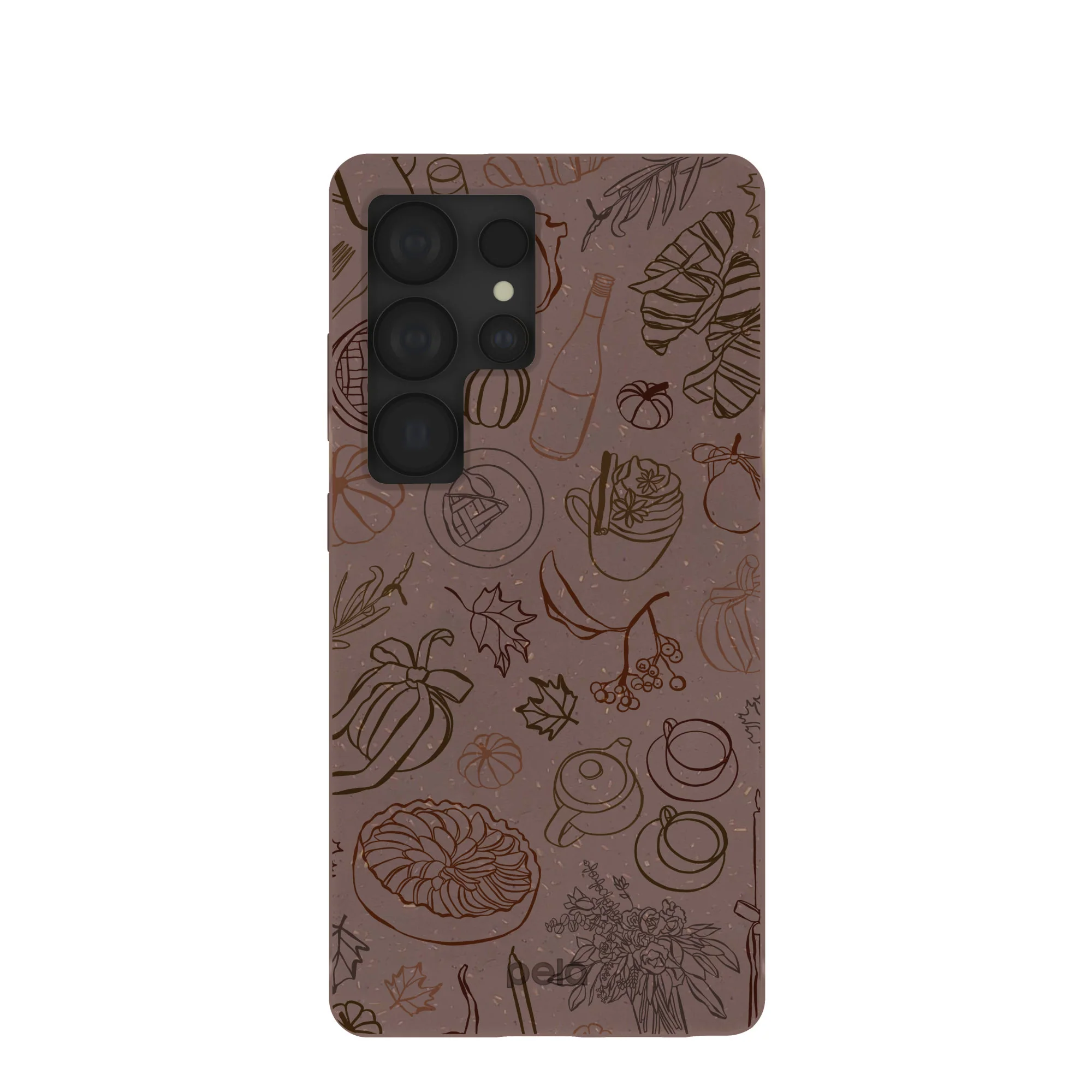 Chocolate Brown Autumn Sweets Samsung Galaxy S25 Ultra Case