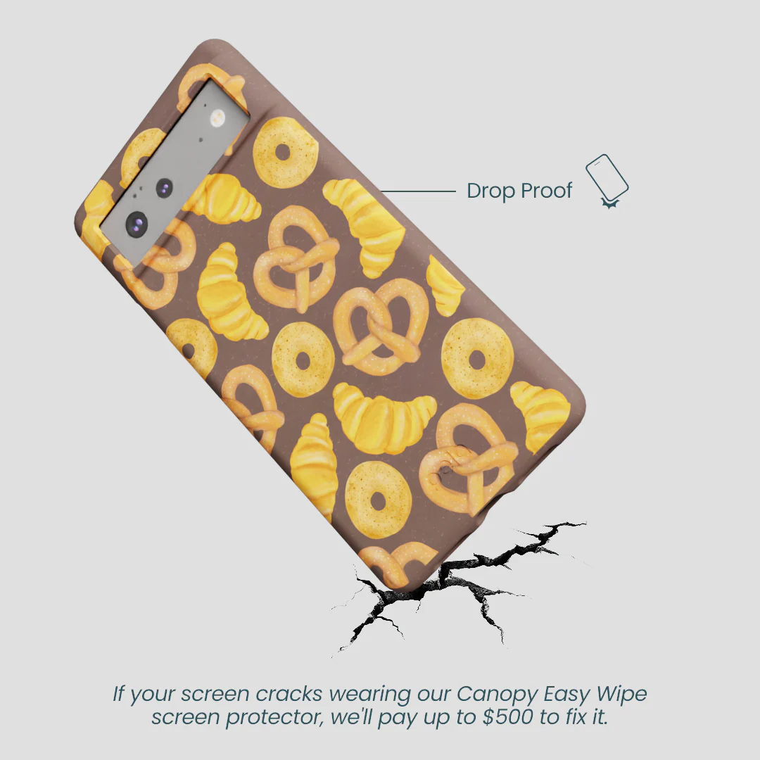 Chocolate Brown Baked Goodies Google Pixel 6a Case - Image 5