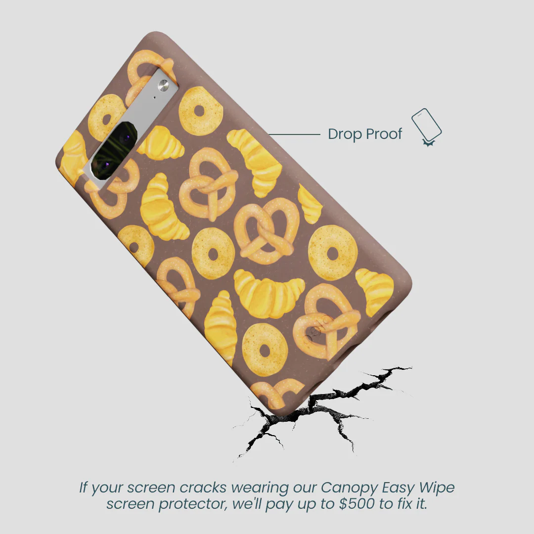 Chocolate Brown Baked Goodies Google Pixel 7 Case - Image 5