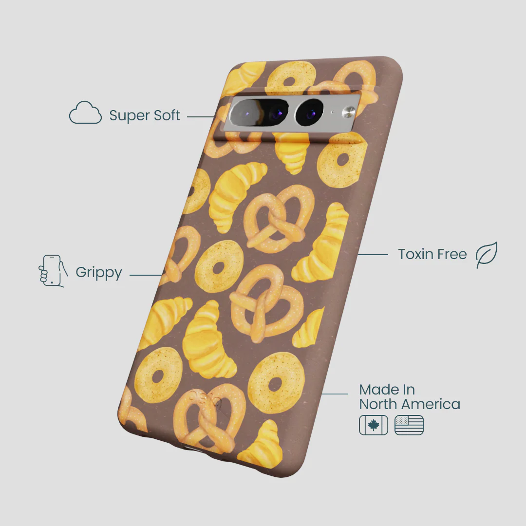 Chocolate Brown Baked Goodies Google Pixel 7 Pro Case - Image 4