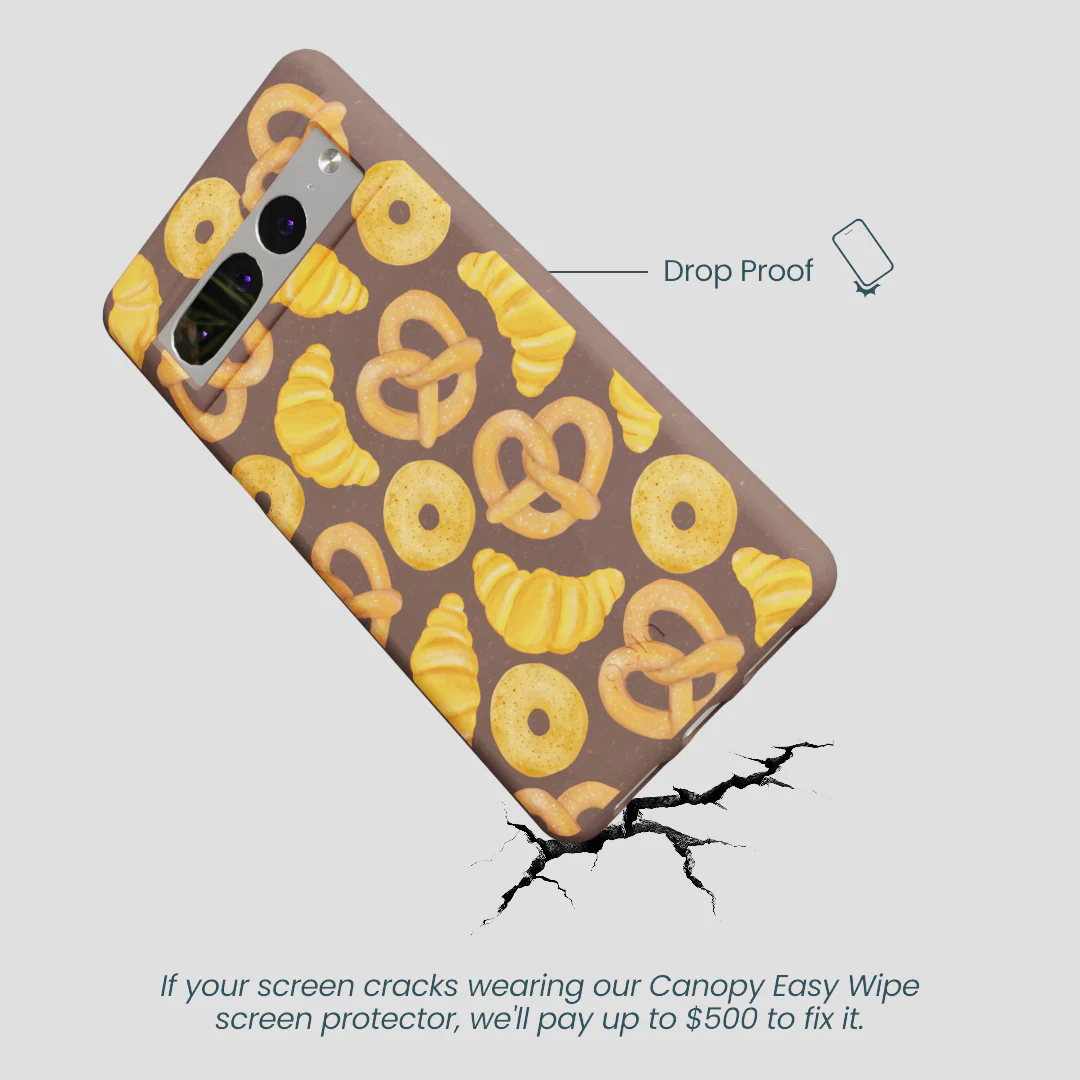 Chocolate Brown Baked Goodies Google Pixel 7 Pro Case - Image 5