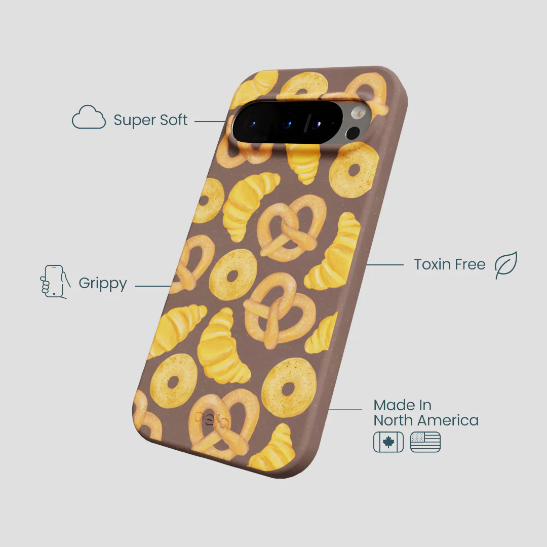 Chocolate Brown Baked Goodies Google Pixel 9/9 Pro Case - Image 4