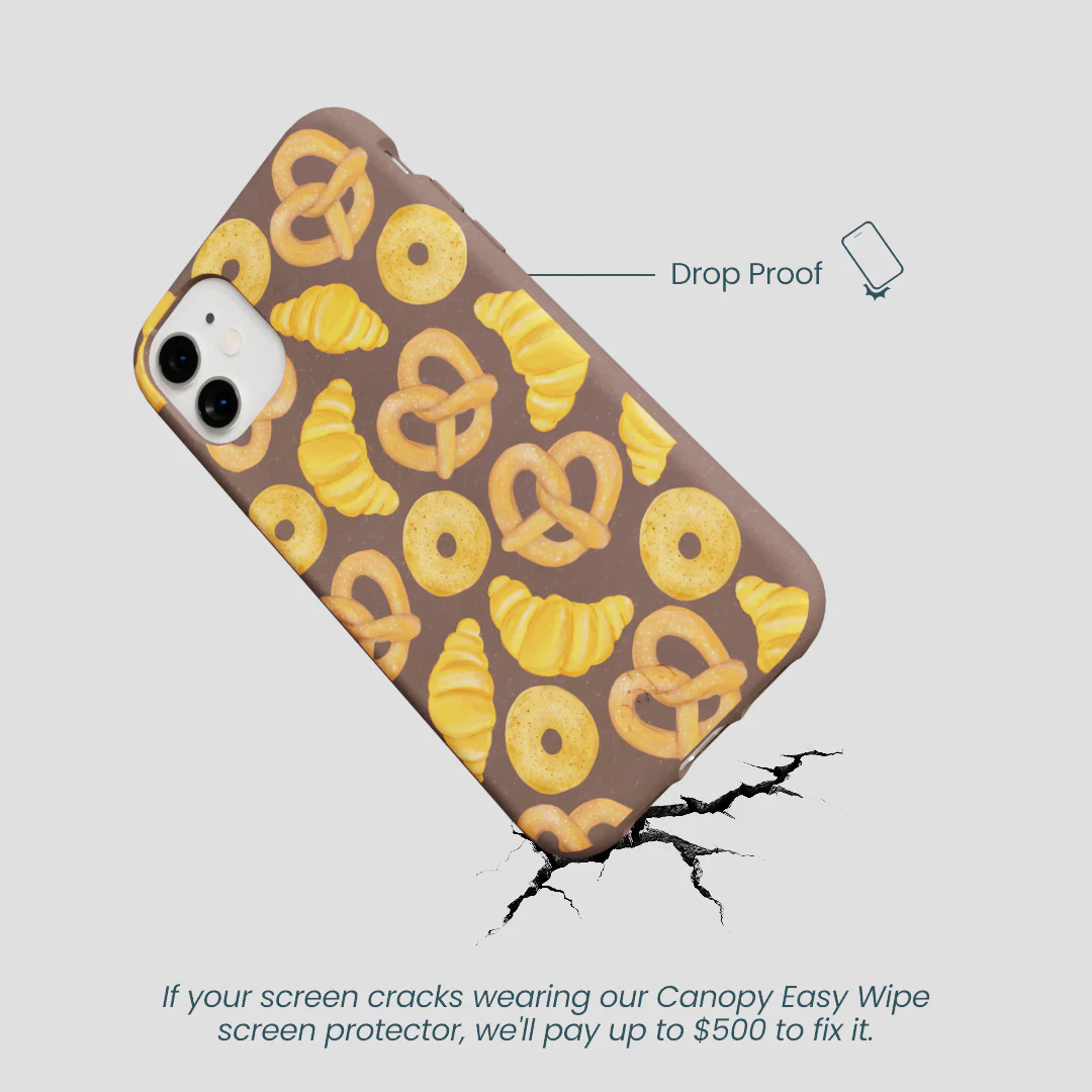 Chocolate Brown Baked Goodies iPhone 11 Case - Image 5