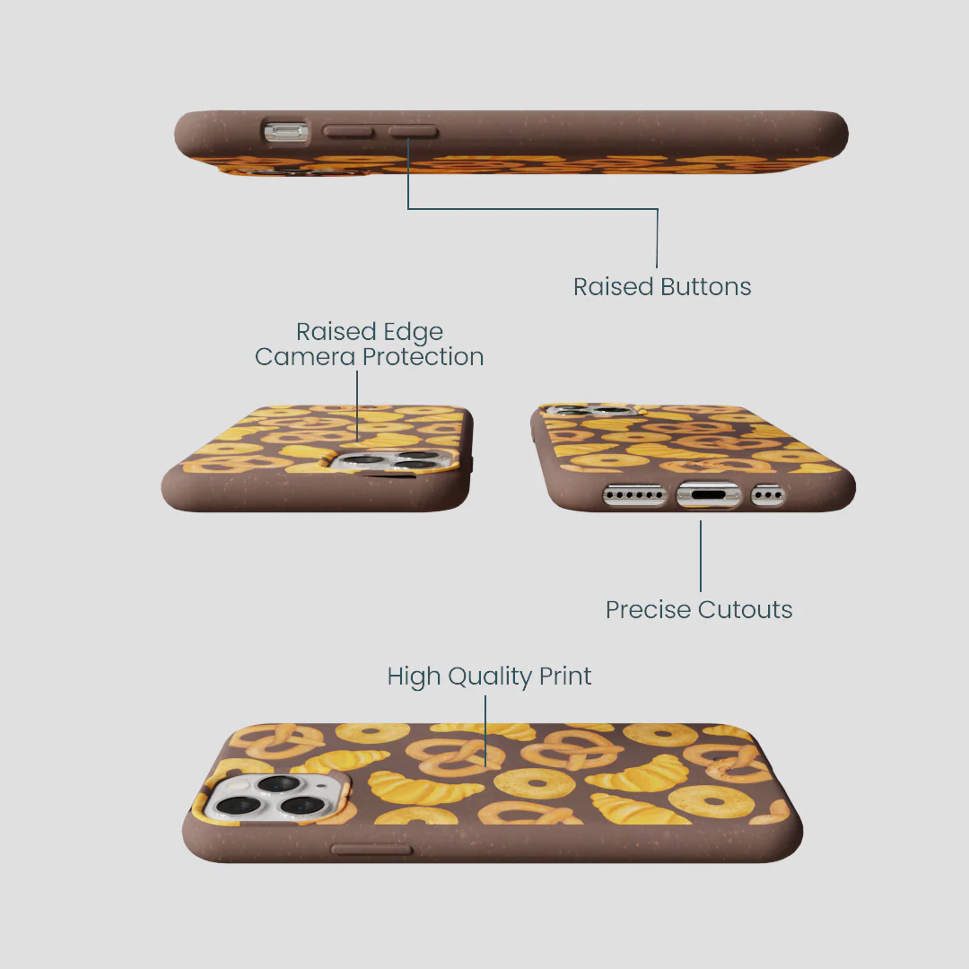 Chocolate Brown Baked Goodies iPhone 11 Pro Case - Image 3