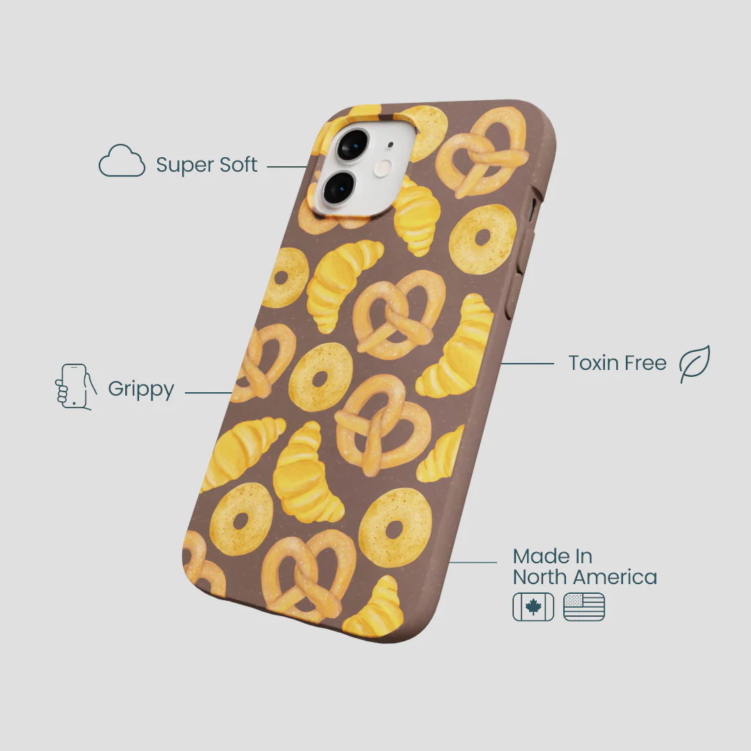 Chocolate Brown Baked Goodies iPhone 12/ iPhone 12 Pro Case - Image 4