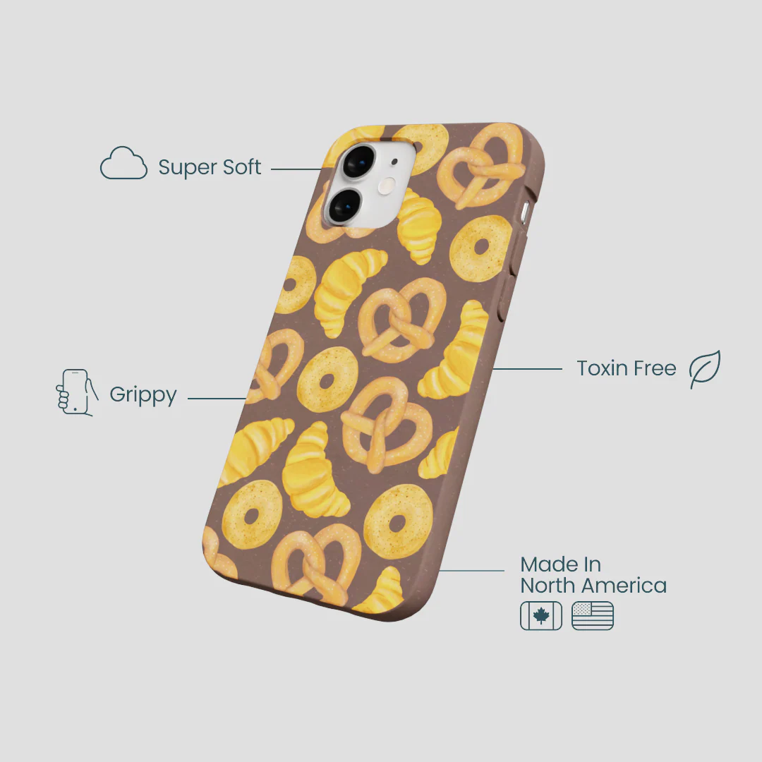 Chocolate Brown Baked Goodies iPhone 12 Mini Case - Image 4