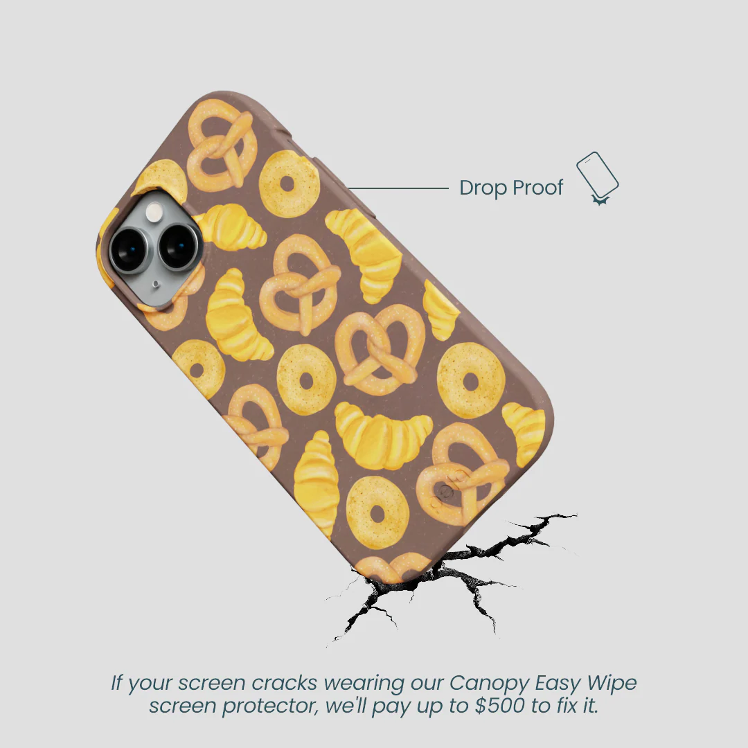 Chocolate Brown Baked Goodies iPhone 14 Case - Image 5