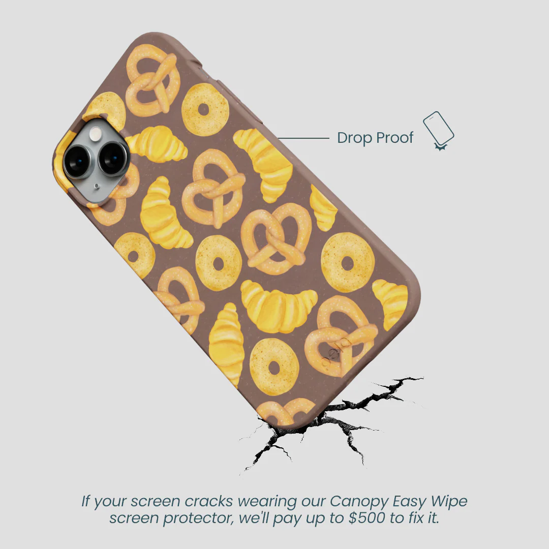 Chocolate Brown Baked Goodies iPhone 14 Plus Case - Image 5