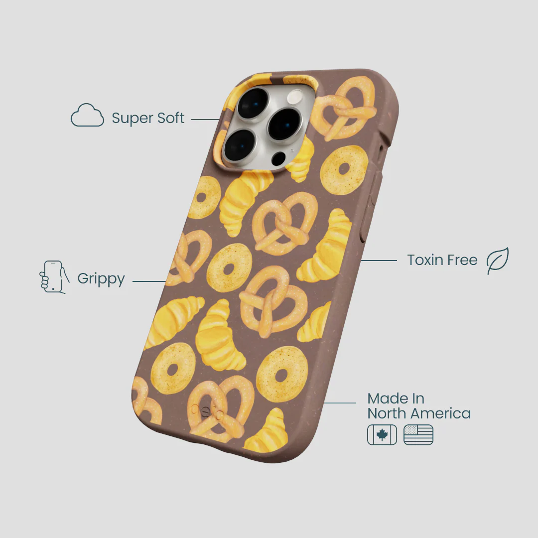 Chocolate Brown Baked Goodies iPhone 14 Pro Case - Image 4