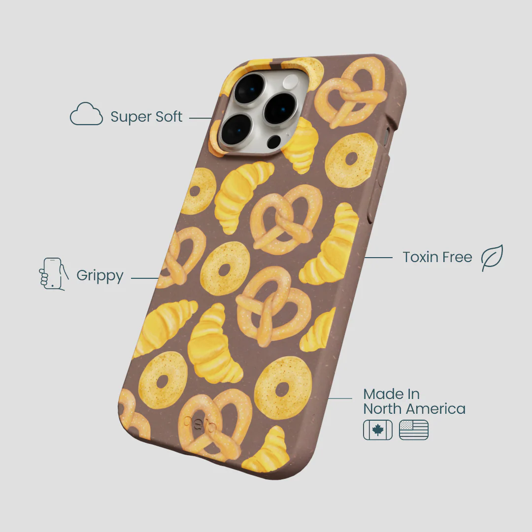 Chocolate Brown Baked Goodies iPhone 14 Pro Max Case - Image 4