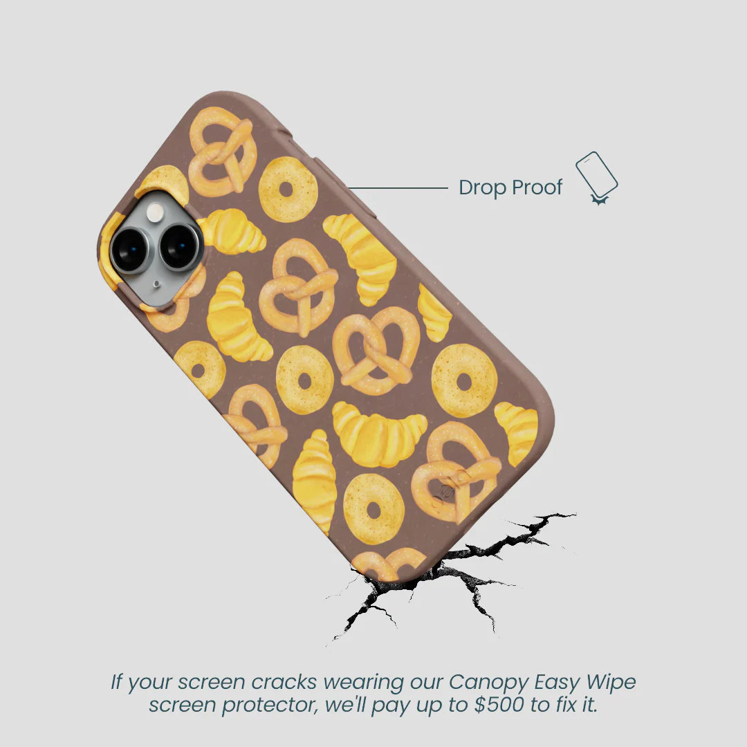 Chocolate Brown Baked Goodies iPhone 15 Case - Image 5