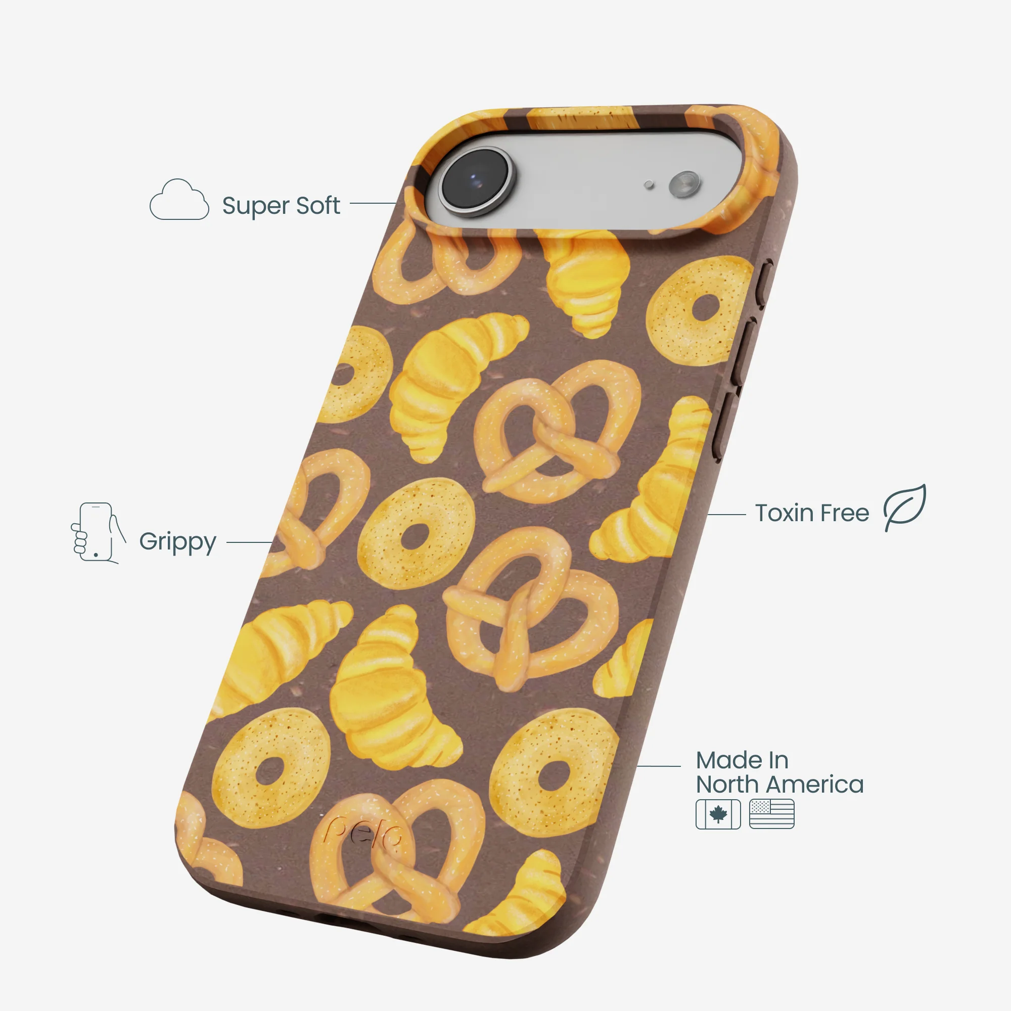 Chocolate Brown Baked Goodies iPhone Air Case - Image 4