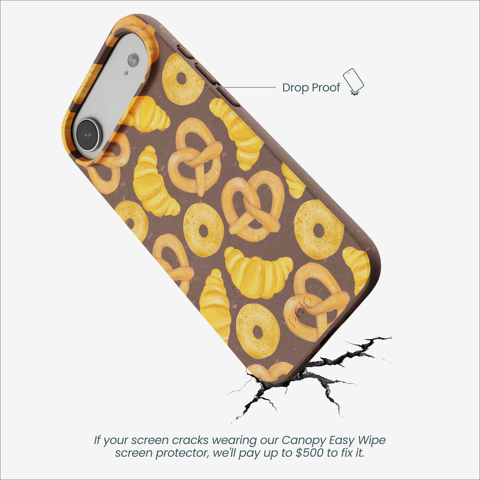 Chocolate Brown Baked Goodies iPhone Air Case - Image 5