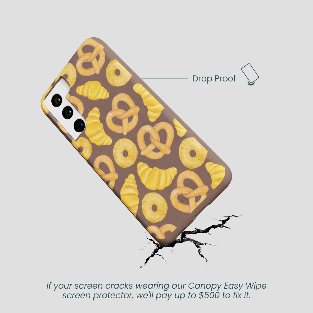 Chocolate Brown Baked Goodies Samsung Galaxy S22 Case - Image 5
